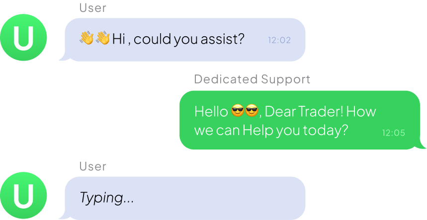image of conversation with help desk